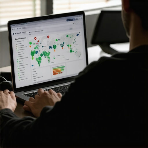 SEO specialist reviewing data analytics for Stockton local SEO