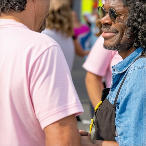 Stockton business owner participating in local community event