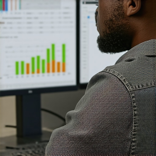 Business owner reviewing local SEO data in Stockton