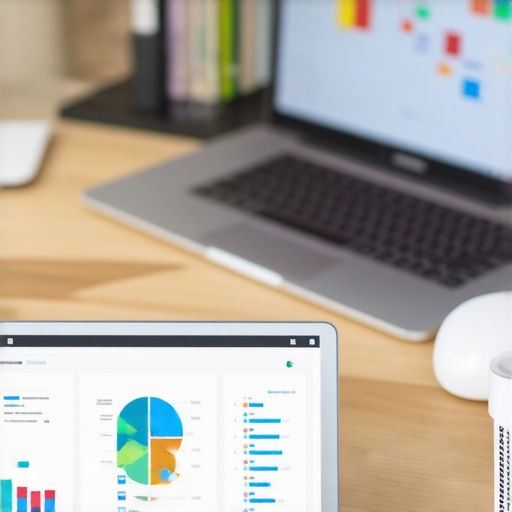 Business owner working on Google My Business profile to improve local search rankings