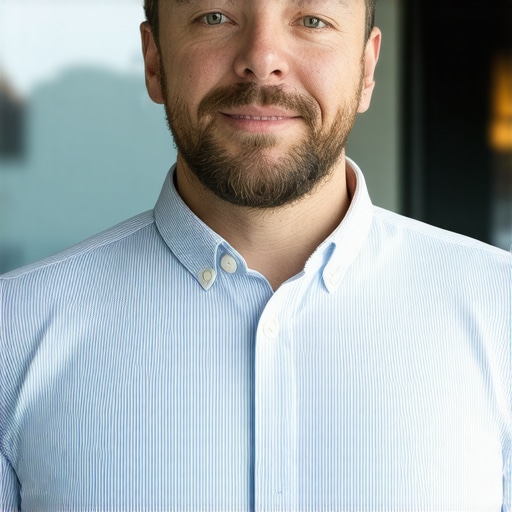 Business owner working on Google Maps profile with Stockton community elements