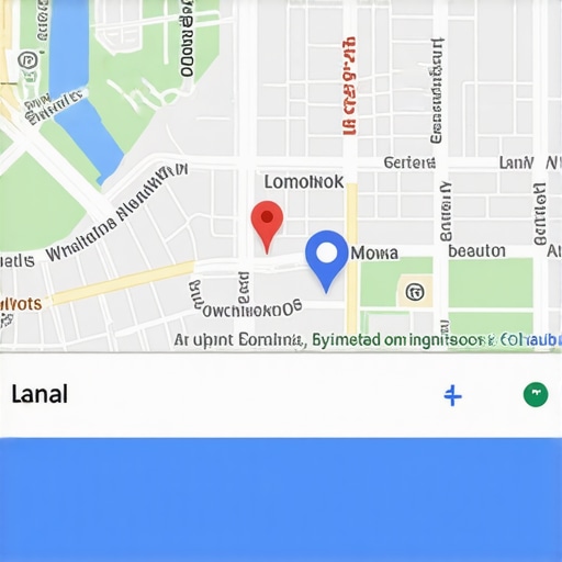 Screenshot of a Google My Business profile showing local map ranking