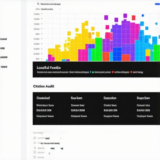 Dashboard display of BrightLocal SEO tool with rankings and citation analysis