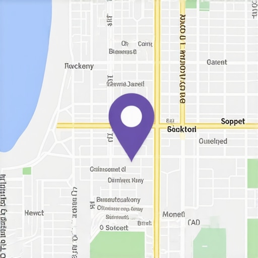 Stockton Local Business Map Interactive map showing a specific business location in Stockton, California.