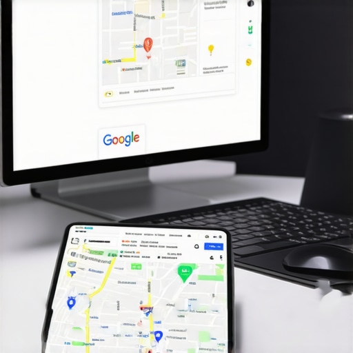 Team working on Google My Business listing for Stockton business