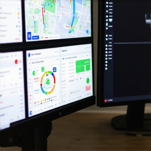 Close-up of a computer screen displaying Stockton local SEO and Google Maps ranking analytics