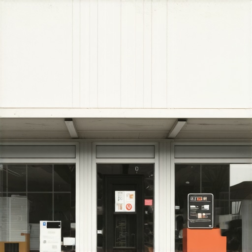 Stockton storefront with Google Maps marker